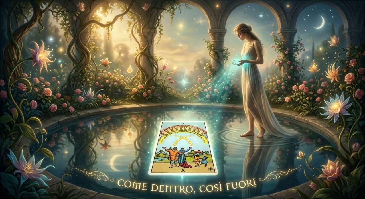carta dieci di coppe tarocchi significato