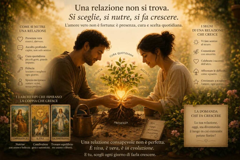 Due ragazzi che cercano di capire come far crescere una relazione sana e forte